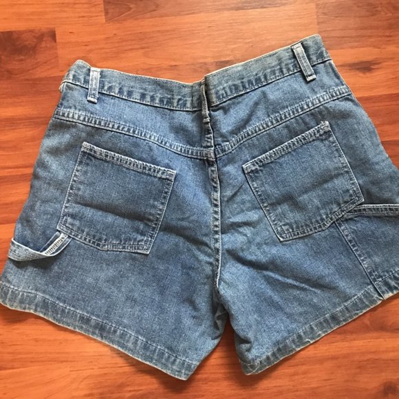 Carpenter High-Waist Jean Shorts - Picture 2 of 2